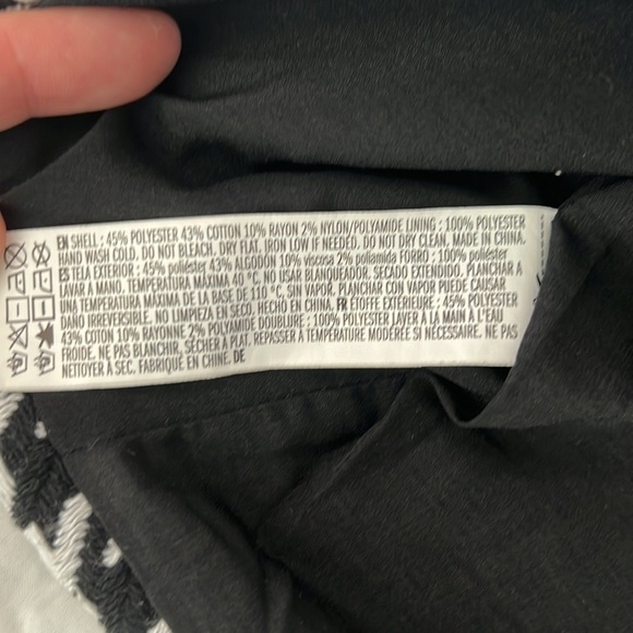 TWEED houndstooth miniskirt - Picture 7 of 11